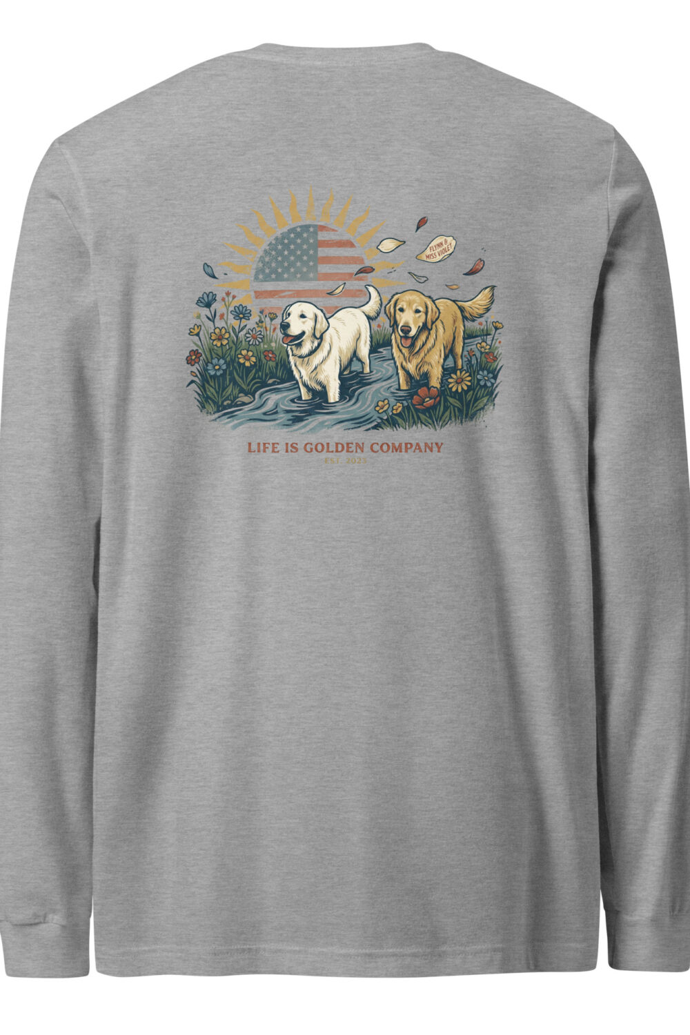 Flynn & Miss Violet Unisex Long Sleeve Tee