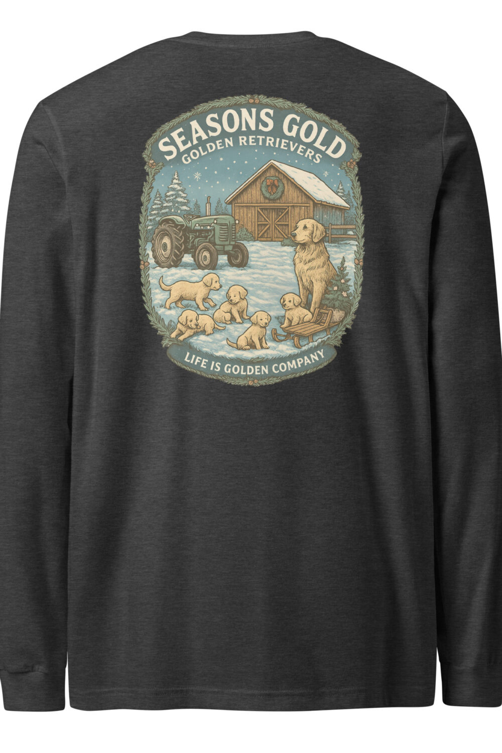 Seasons Gold Winter Unisex Long Sleeve Tee