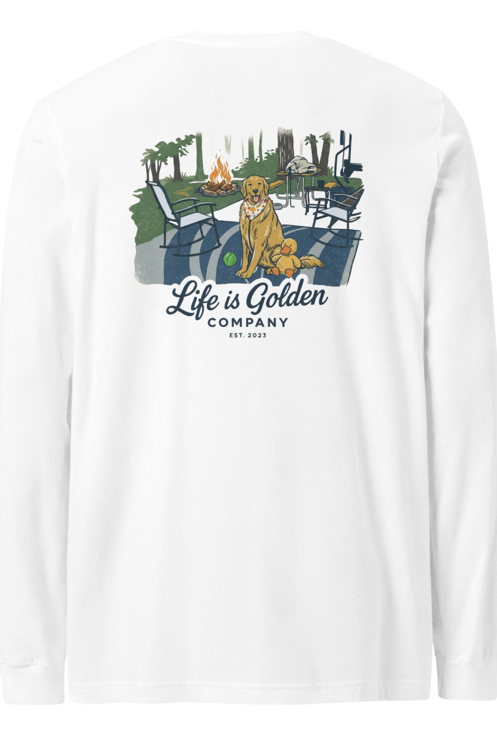 Playful Campsite Unisex Long Sleeve Tee