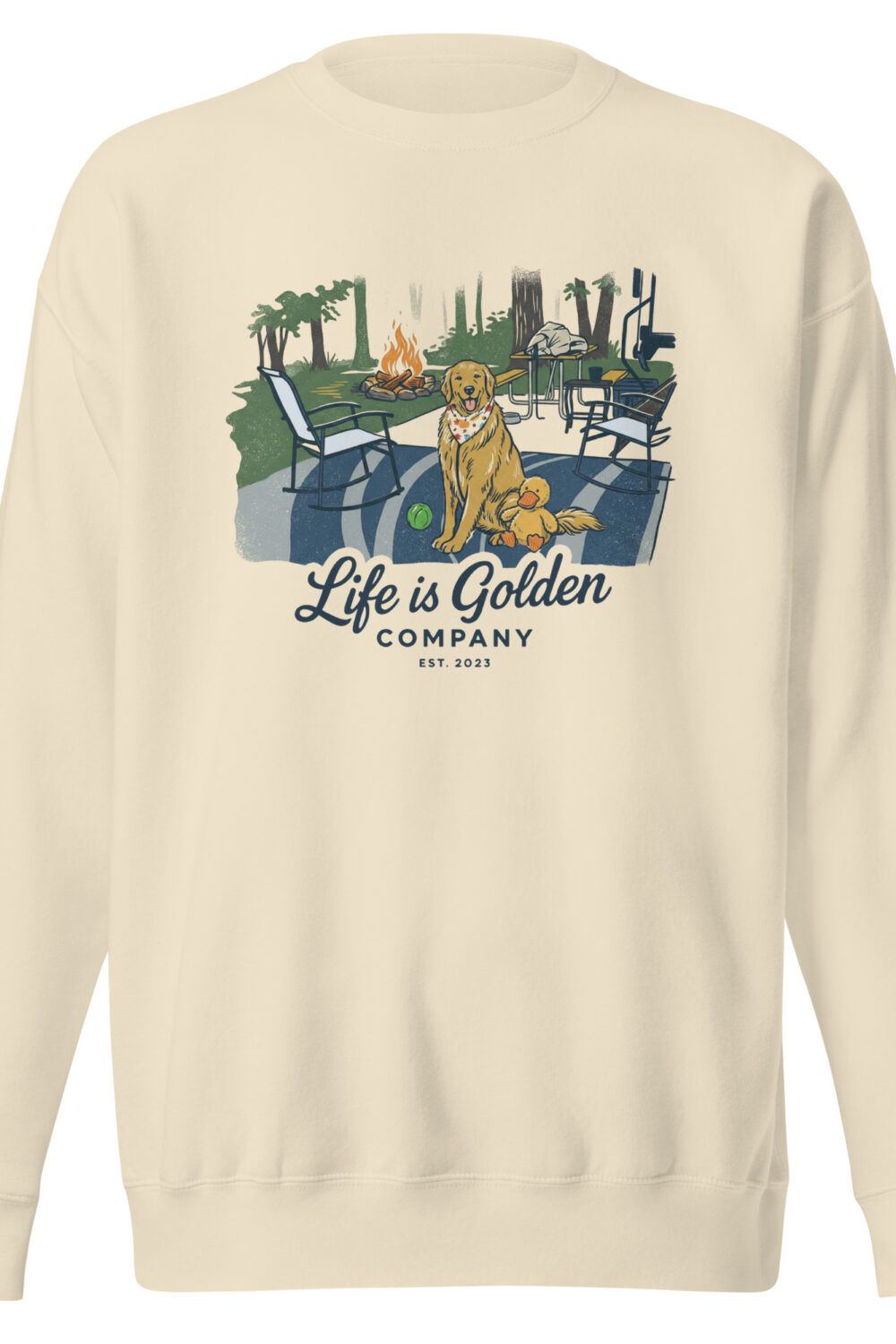 Playful Campsite Unisex Crew Neck