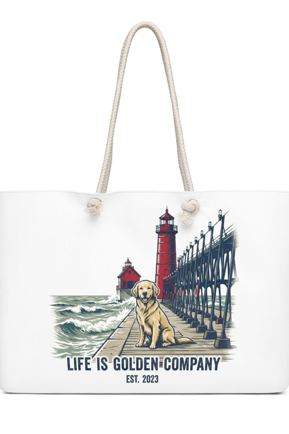 Pier Pup oversized weekender bag