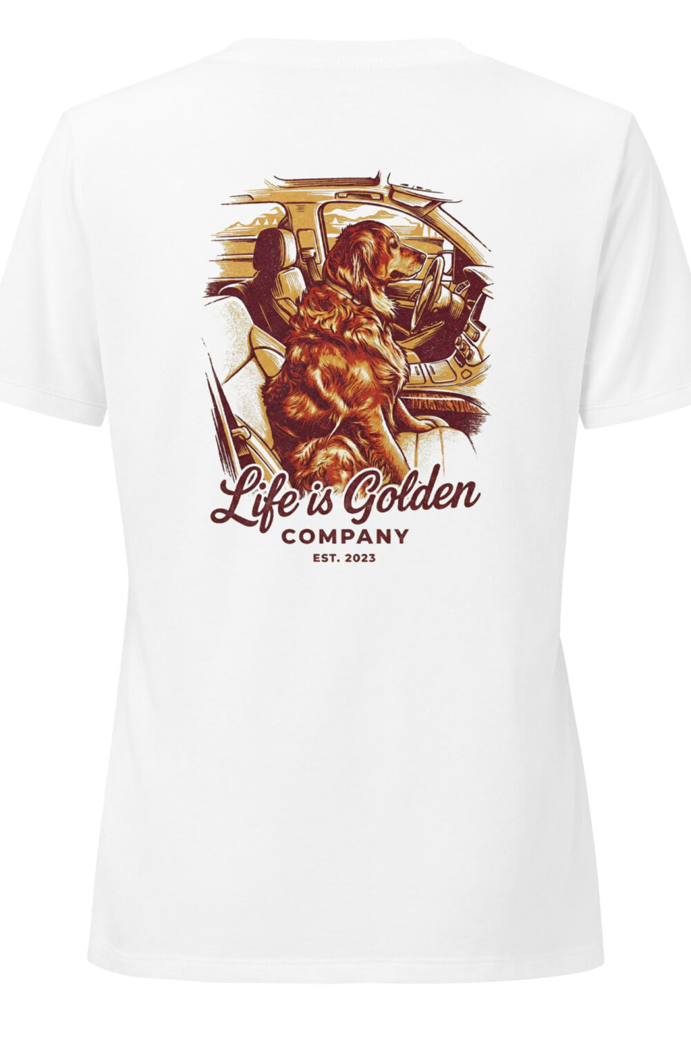 Golden Passenger Women’s relaxed v-neck t-shirt