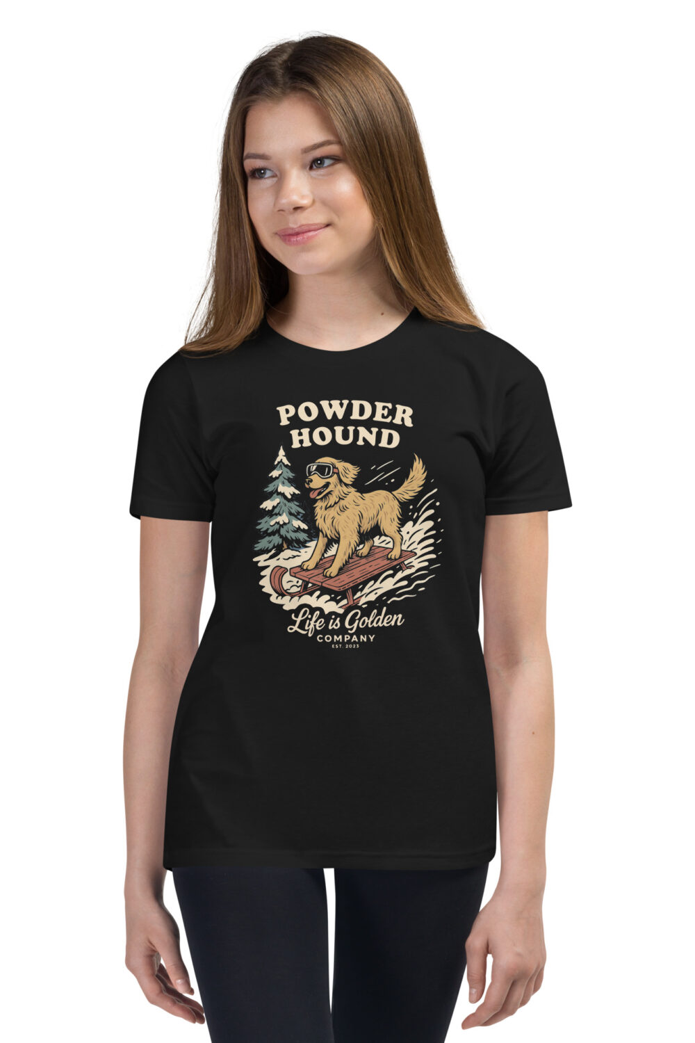 Powderhounds Youth Short Sleeve Tee