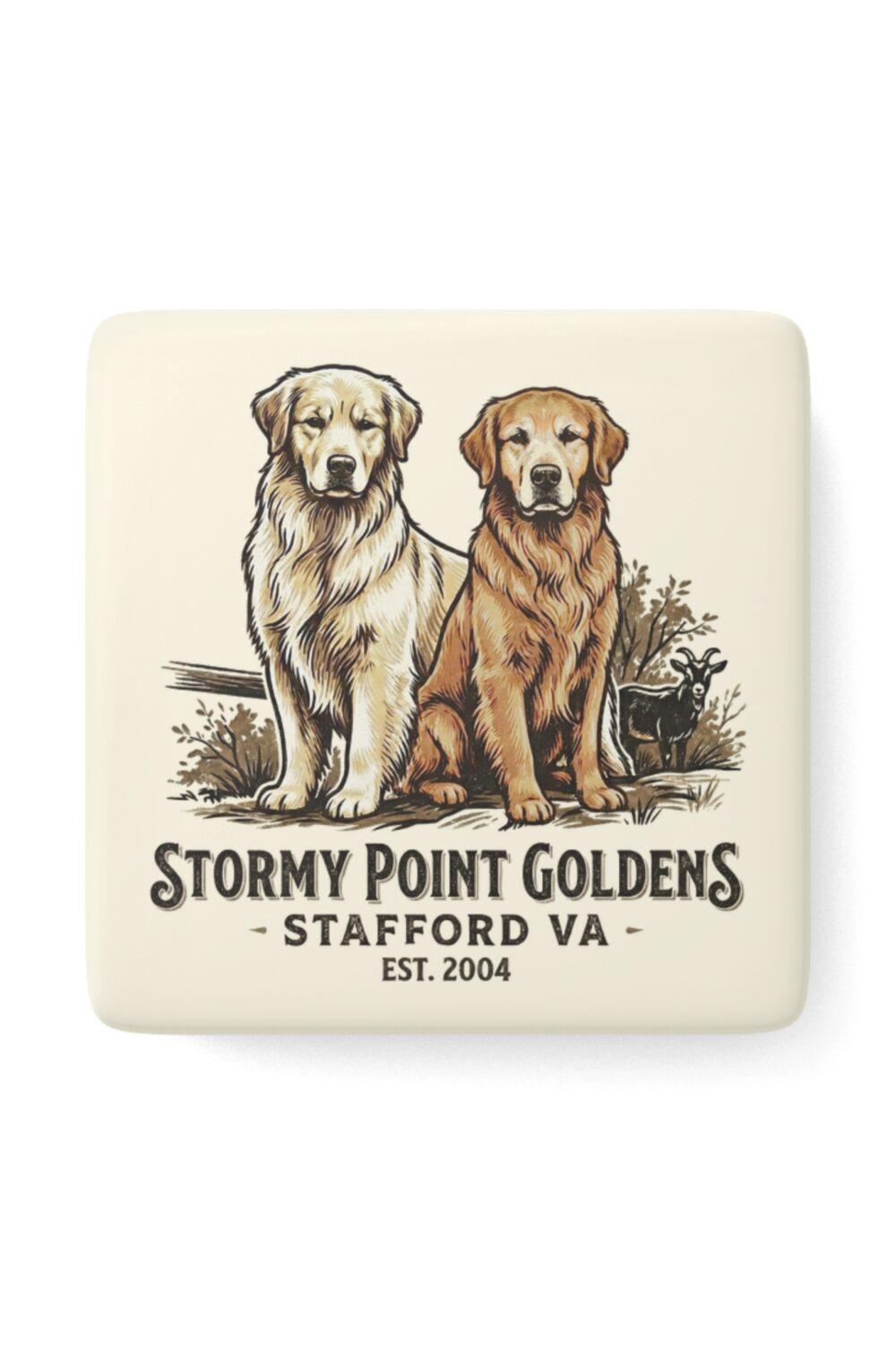 Stormy Point Ceramic Magnet