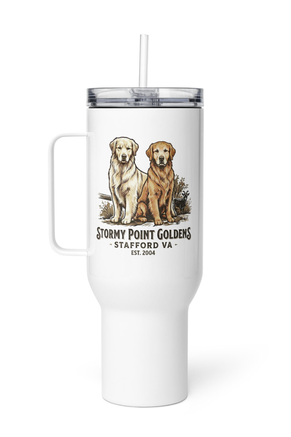 Stormy Point Travel mug with a handle