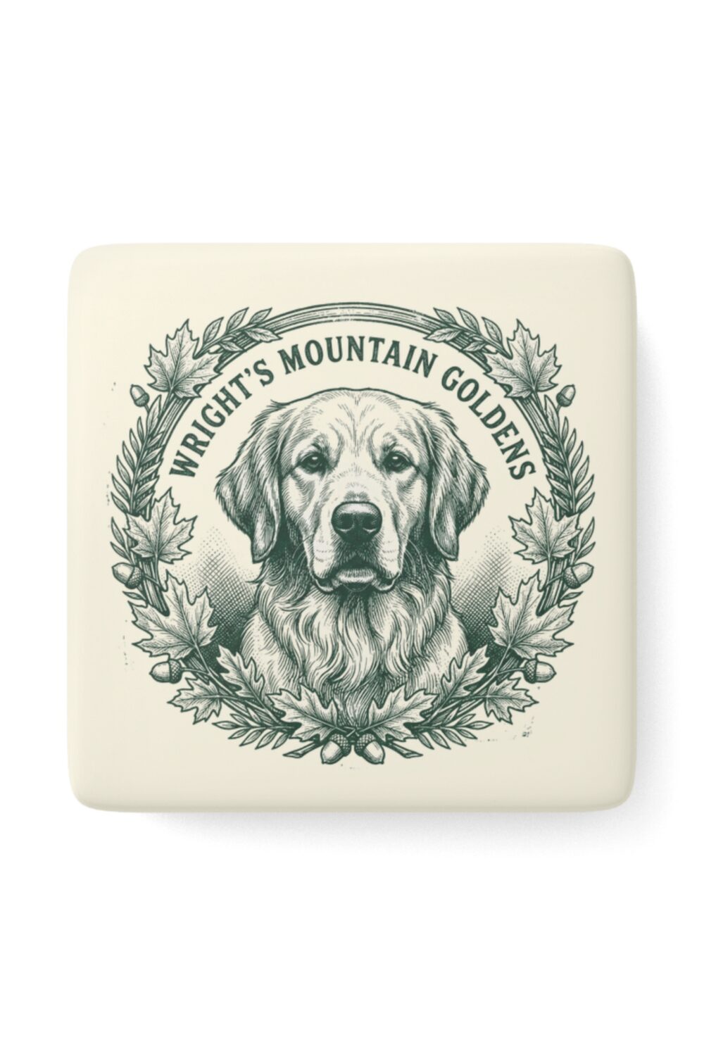 Wright's Mountain Goldens Ceramic Magnet