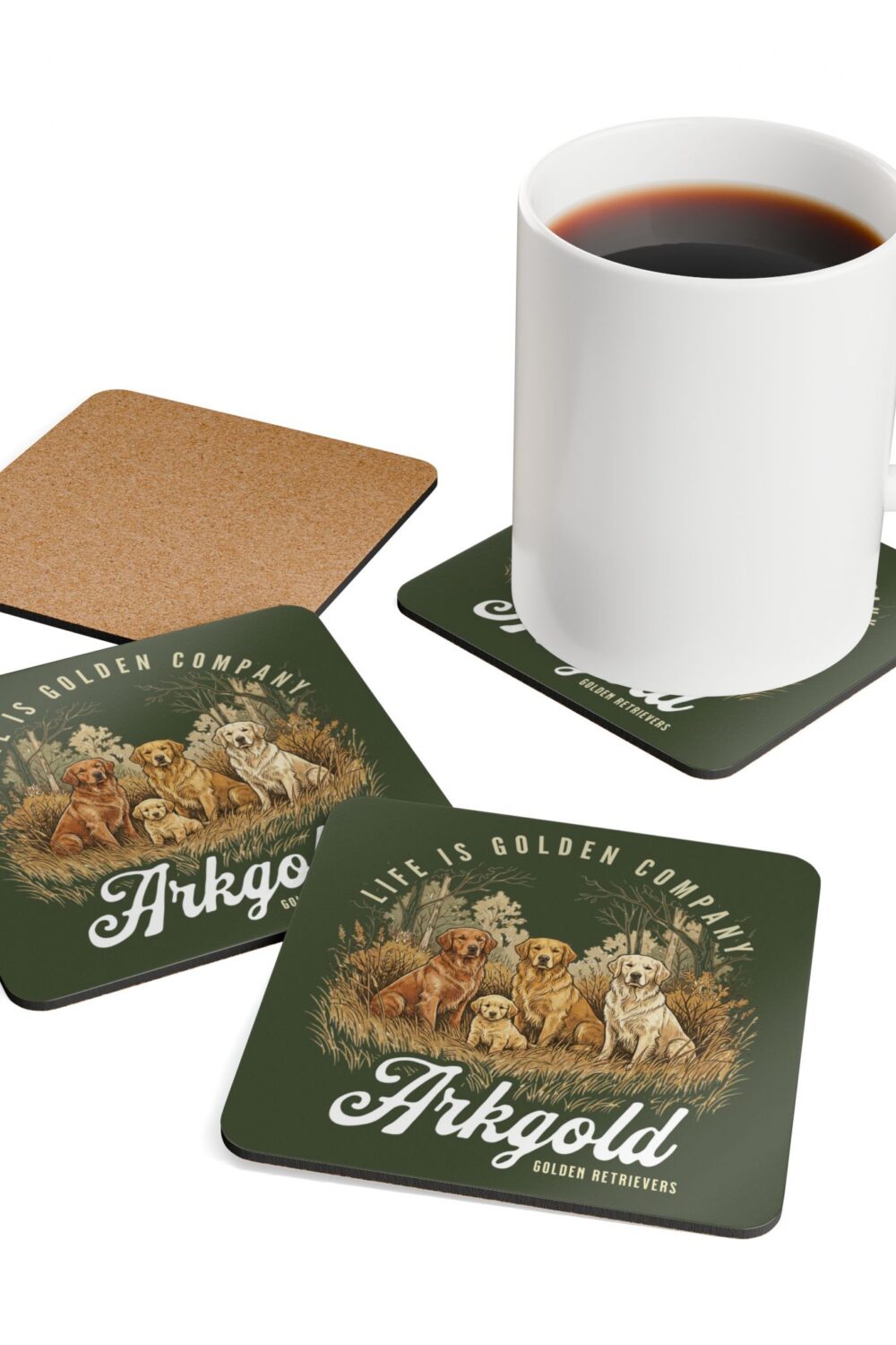 ArkgoldCorkwood Coaster Set