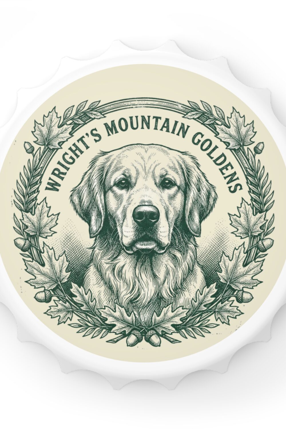 Wright's Mountain Goldens Bottle Opener
