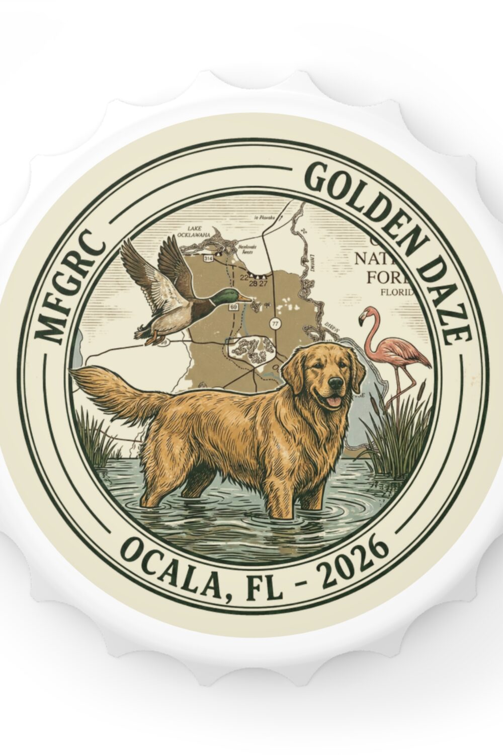 Golden Daze MFGRC Bottle Opener