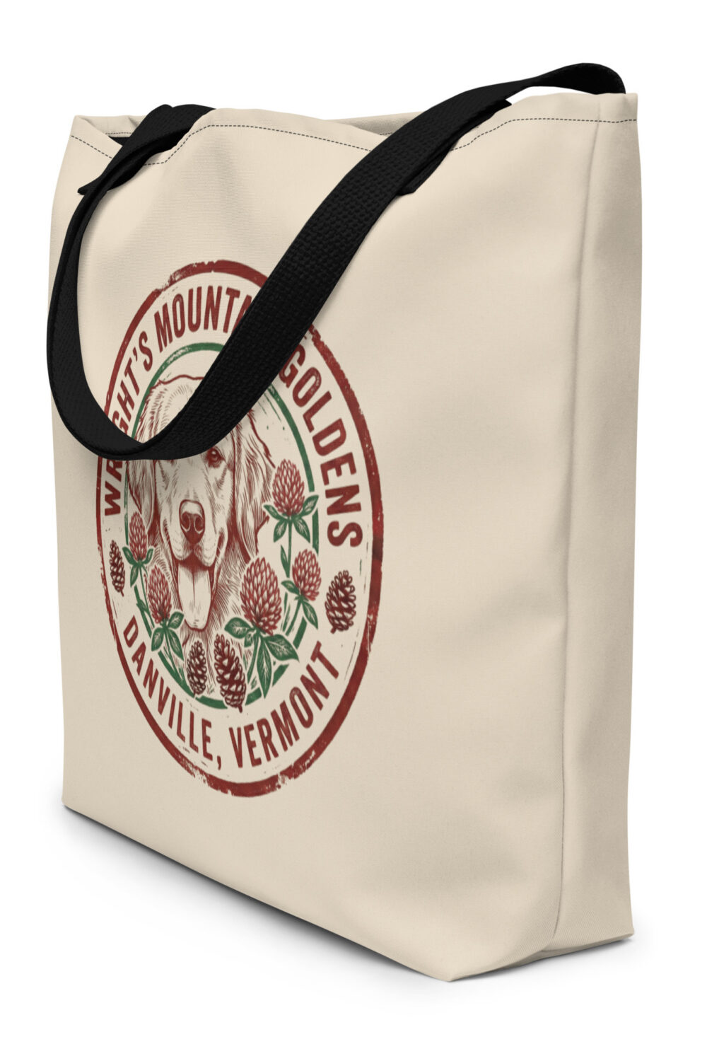 Wright's Mountain Goldens Large Tote Bag
