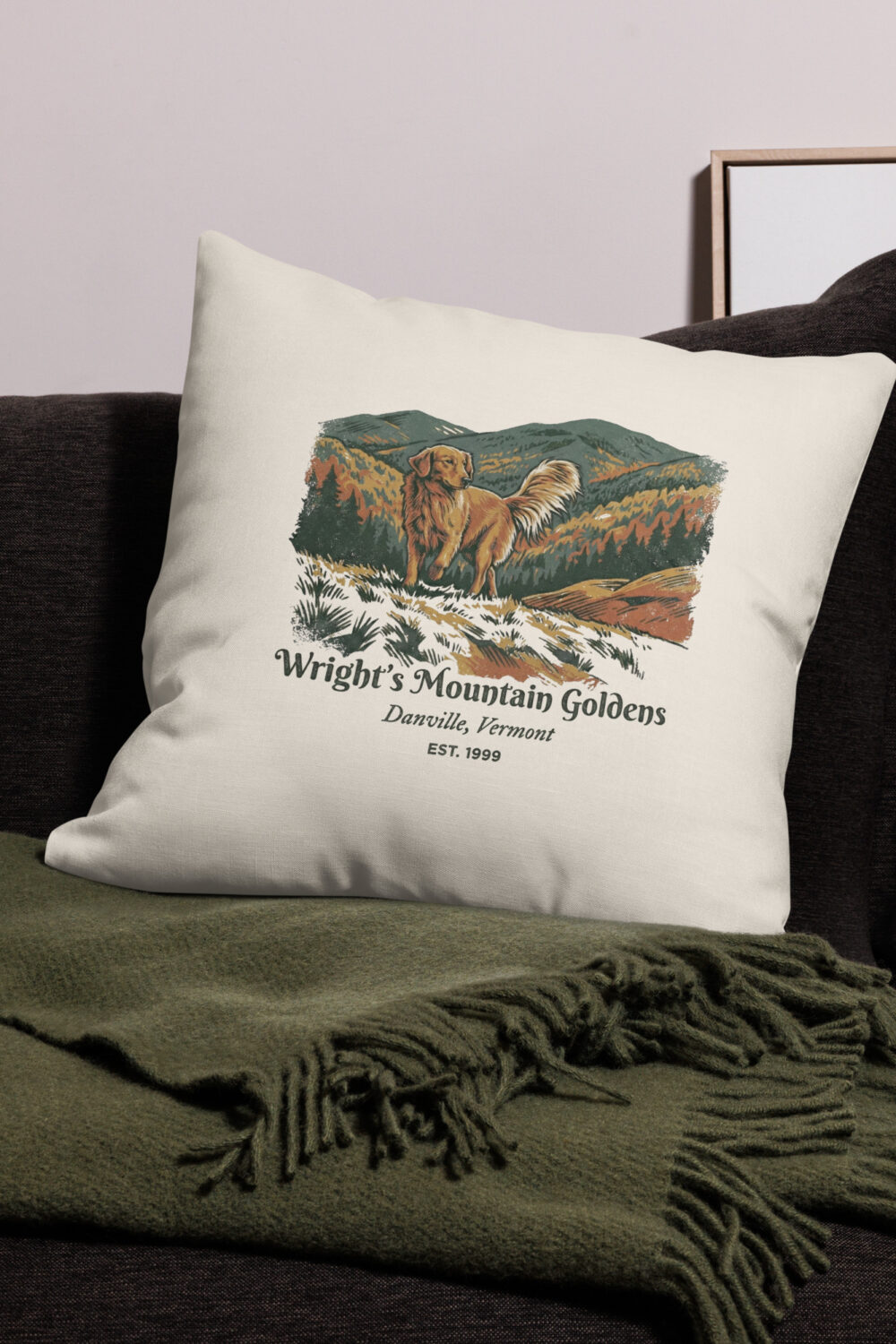 Wright's Mountain Goldens Premium Pillow