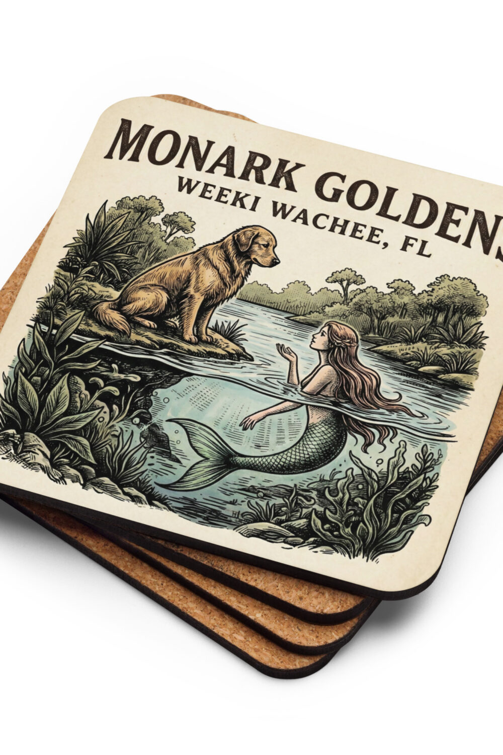 Monark Mermaid Coaster (Single)