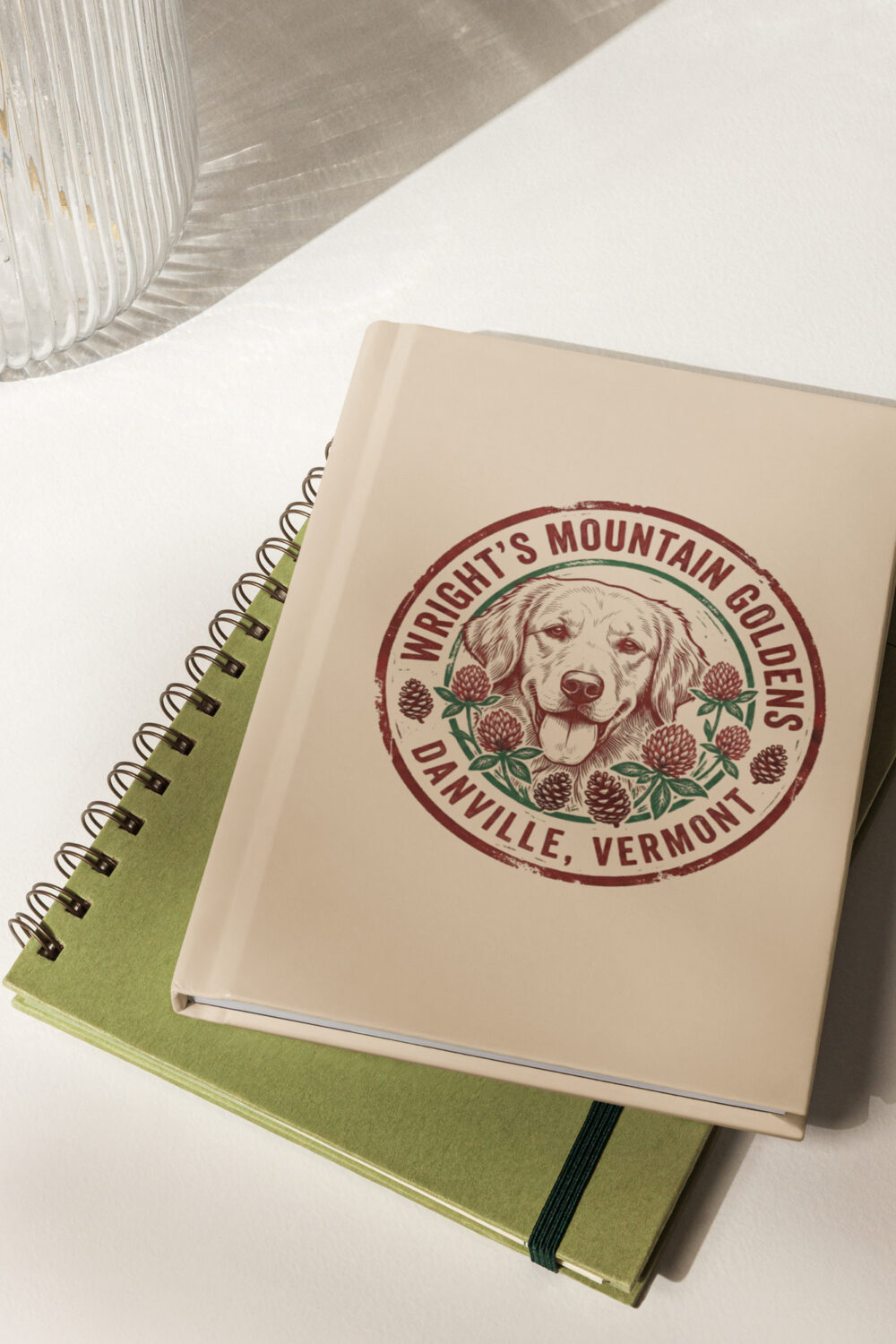 Wright's Mountain Goldens Hardcover journal matte