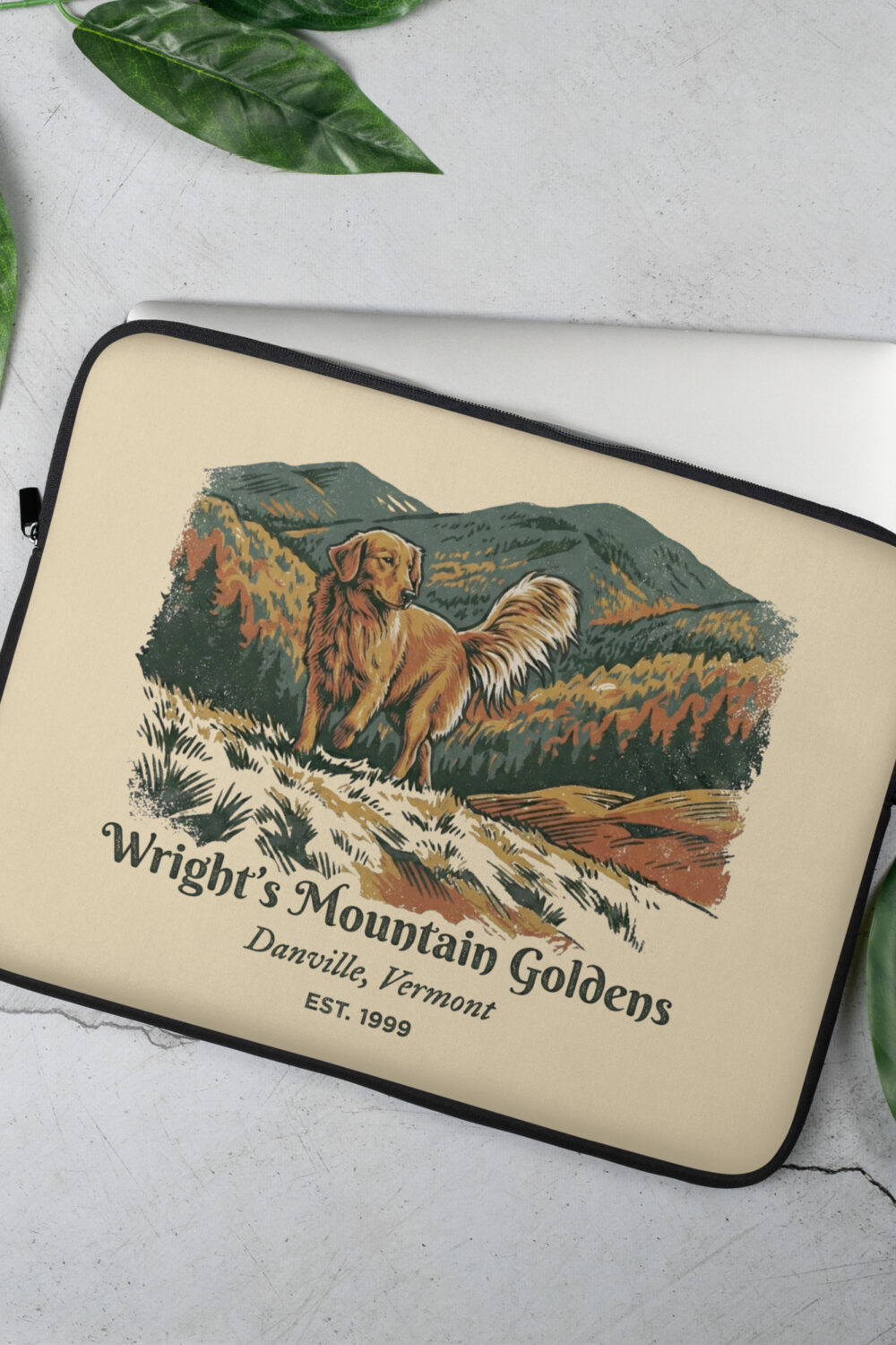 Wright's Mountain Goldens Laptop Sleeve