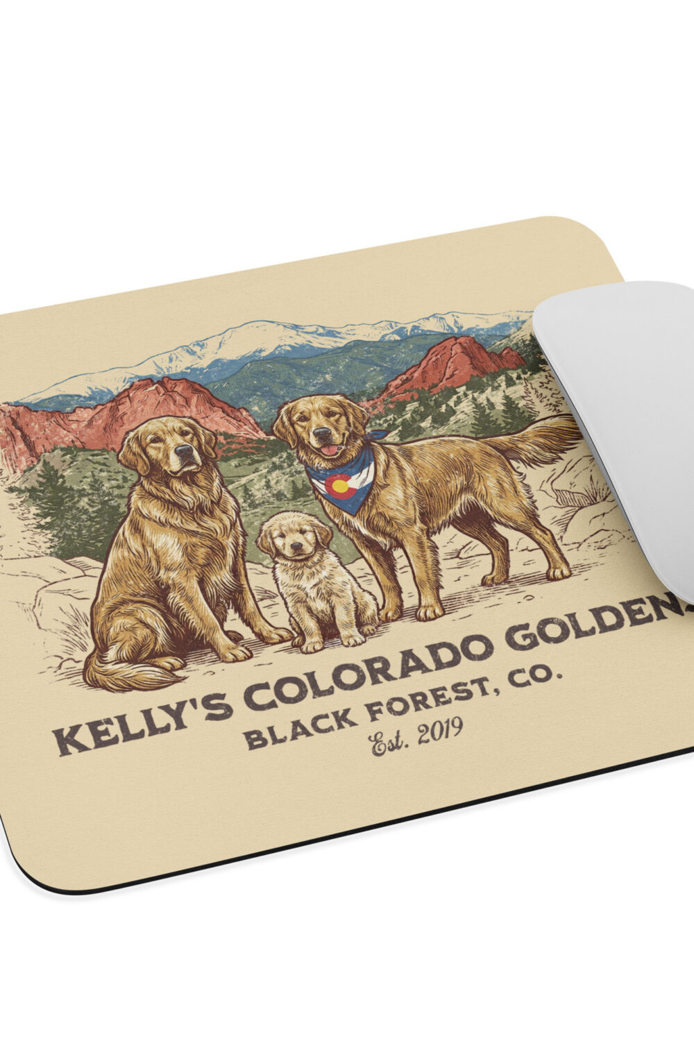 Kelly's CO Goldens Mouse pad