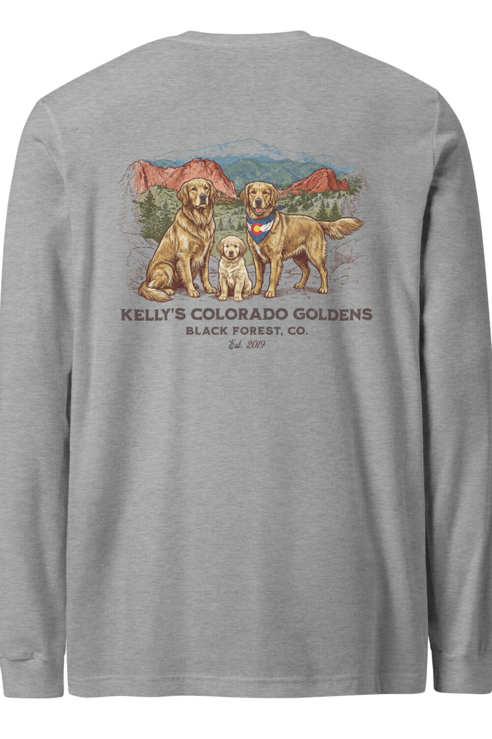 Kelly's CO Goldens Unisex Long Sleeve Tee