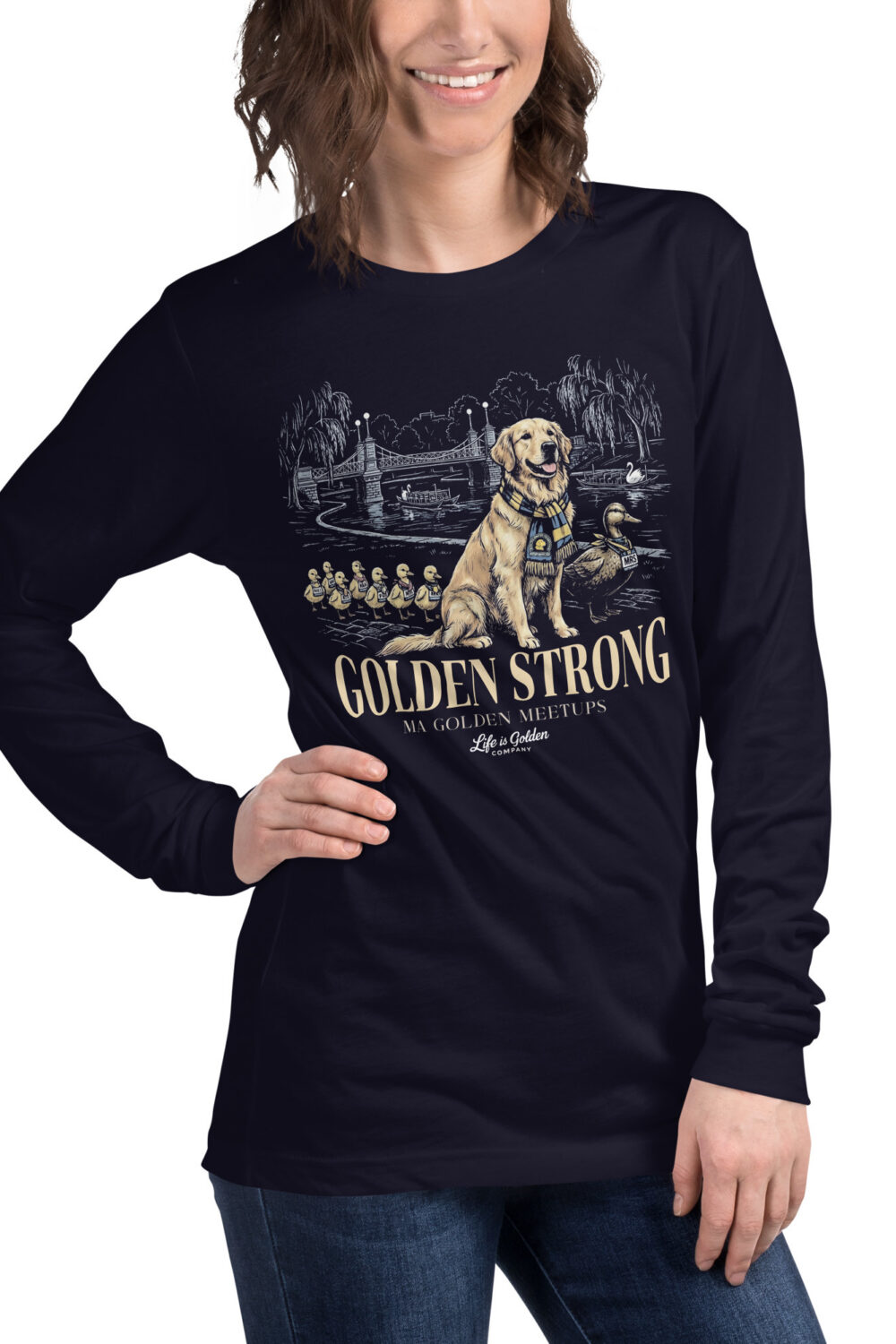 Make Way For Goldens Unisex Long Sleeve Tee