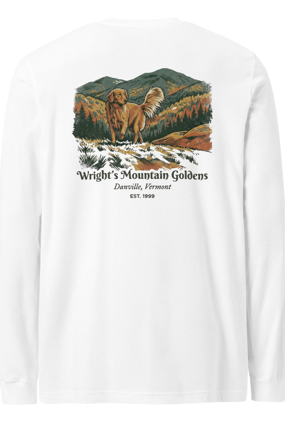 Wright's Mountain Goldens Unisex Long Sleeve Tee