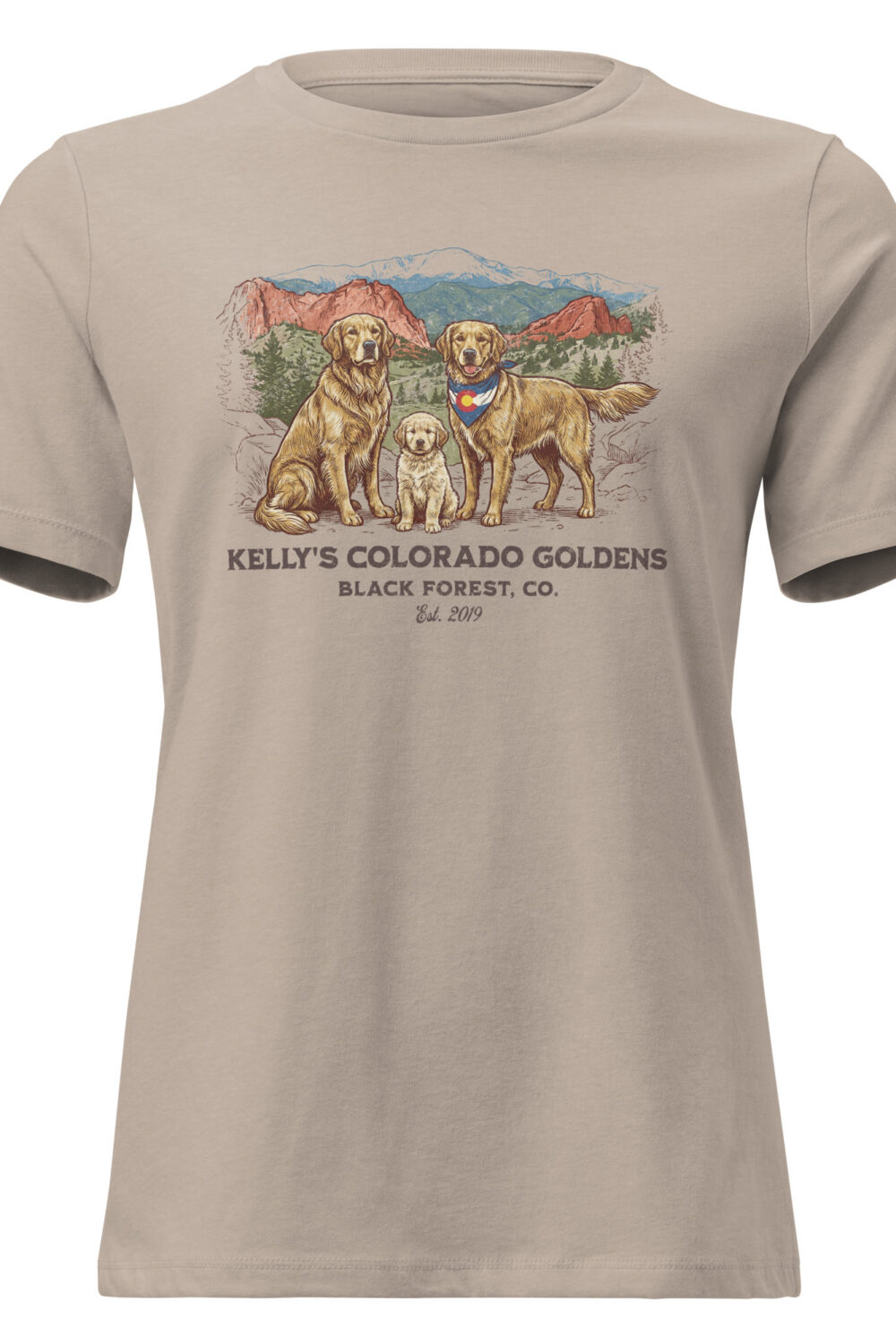 Kelly's CO Goldens Women's Relaxed Tee