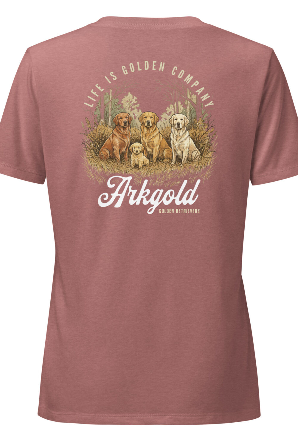 Arkgold Women’s relaxed v-neck Tee