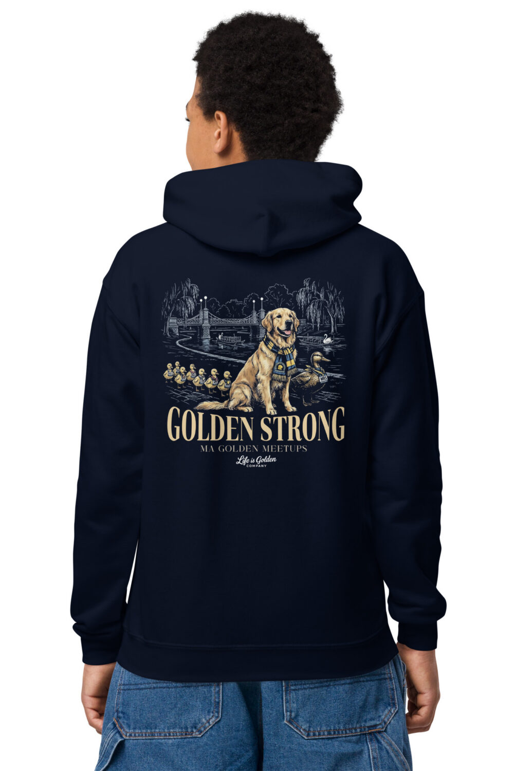 Make Way for Ducklings Unisex Youth Hoodie