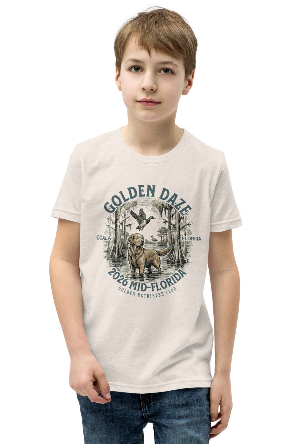Golden Daze River Explorer Youth Short Sleeve T-Shirt