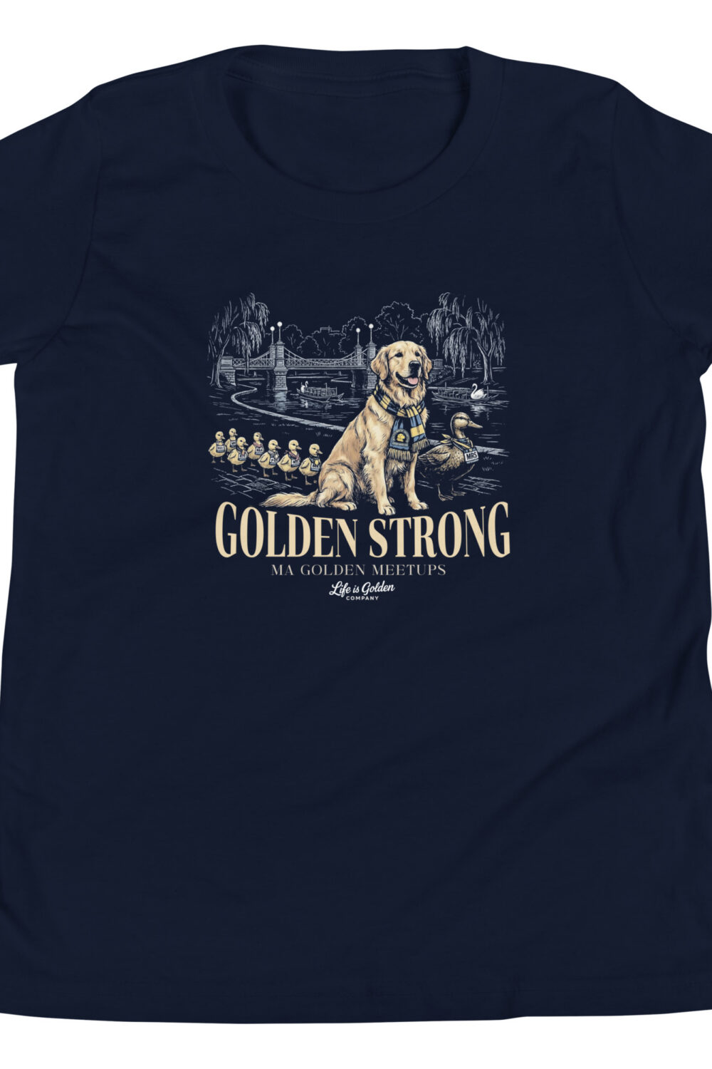 Make Way For Goldens Unisex Youth Short Sleeve Tee