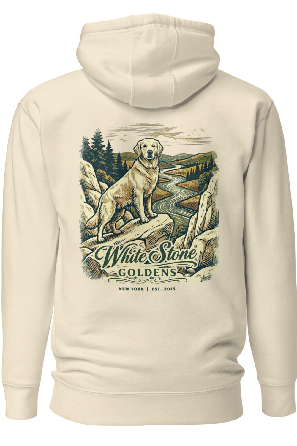 White Stone Goldens Unisex Hoodie