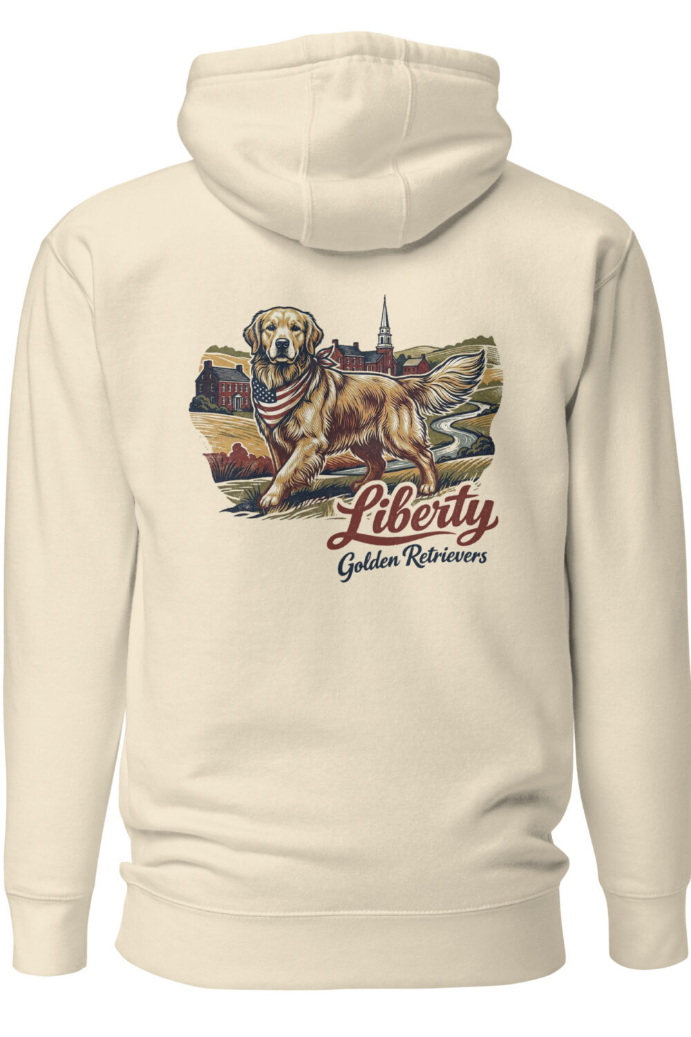 Liberty Golden Retrievers Unisex Hoodie