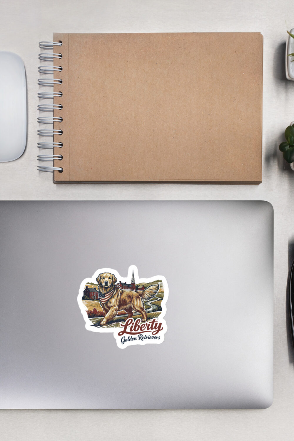 Liberty Golden Retrievers Decal