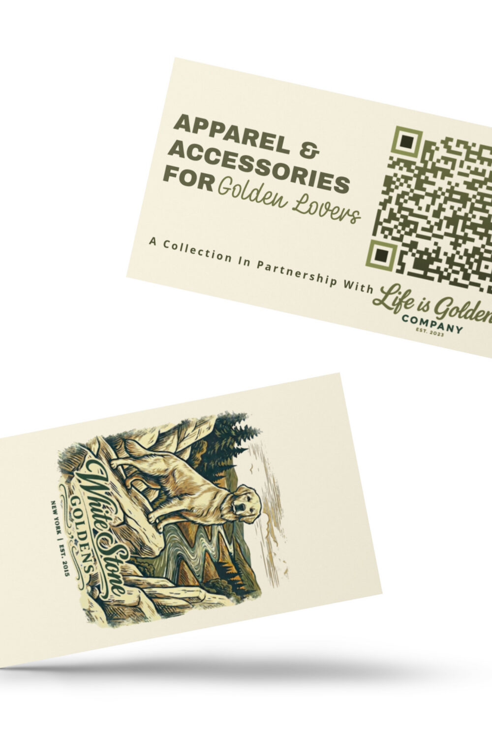 White Stone Goldens Referral Cards