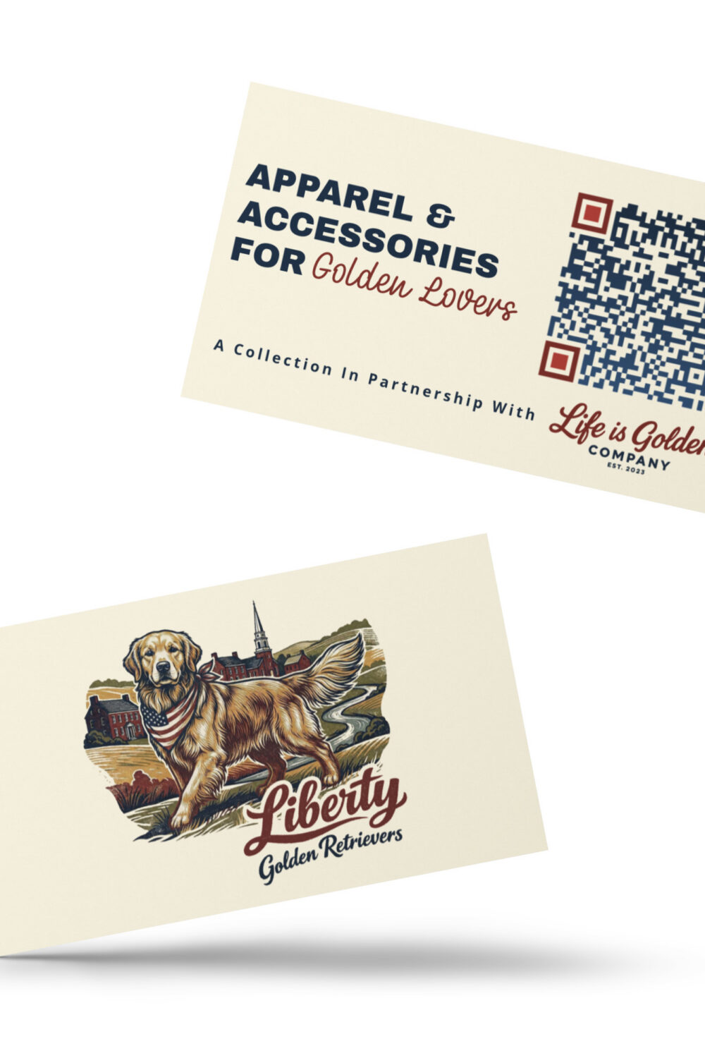 Liberty Golden Retrievers Referral Cards