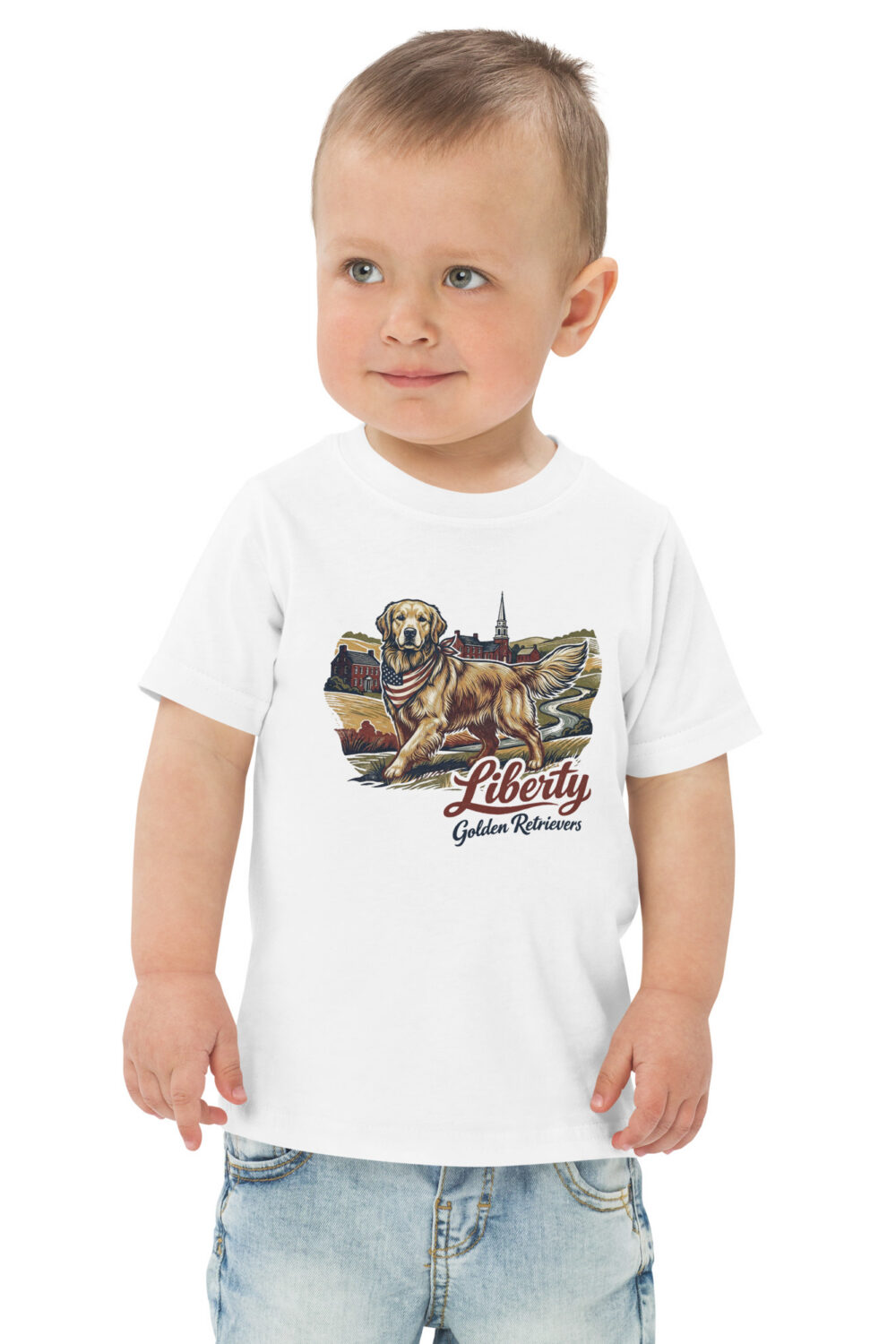 Liberty Golden Retrievers Toddler Tee