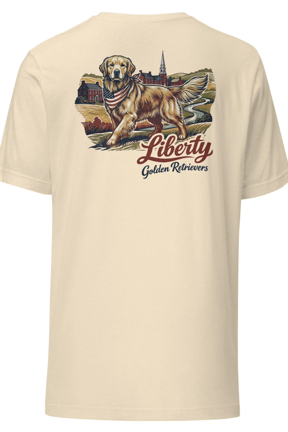 Liberty Golden Retrievers Unisex Tee