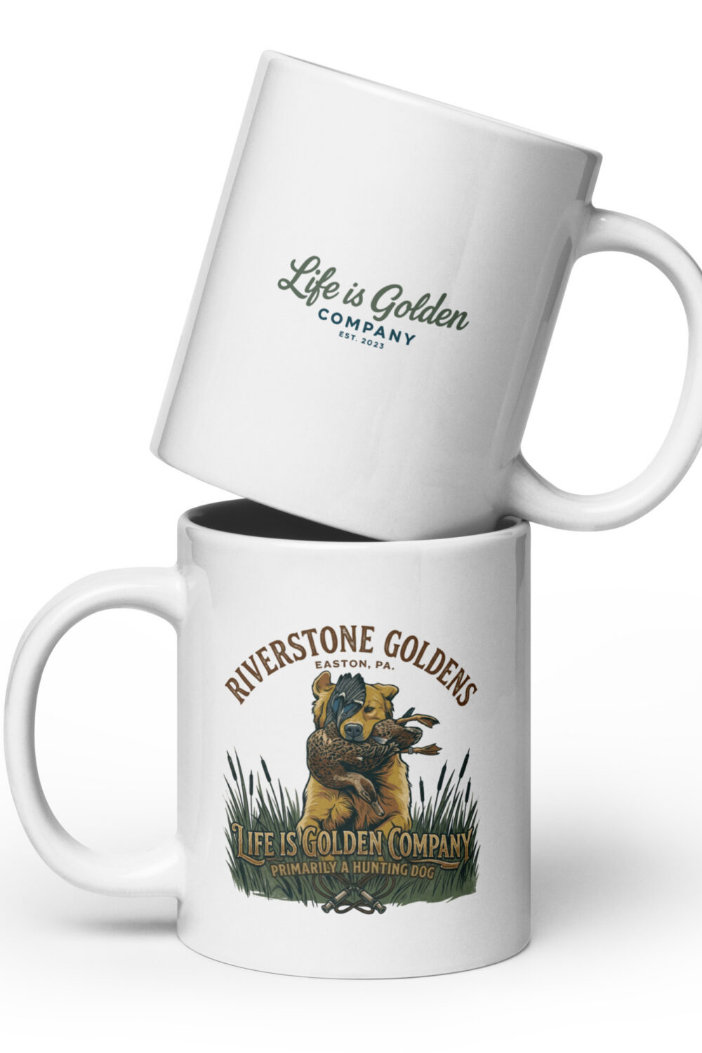 Riverstone Goldens Hunting Ceramic mug