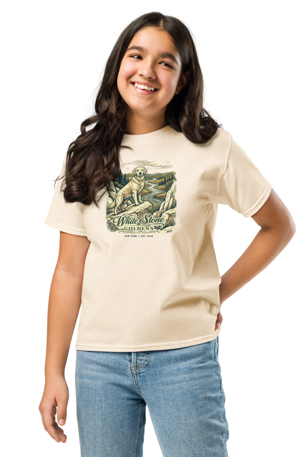 White Stone Goldens Youth Tee