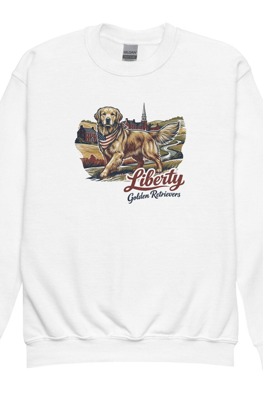 Liberty Golden Retrievers Youth Crew Neck