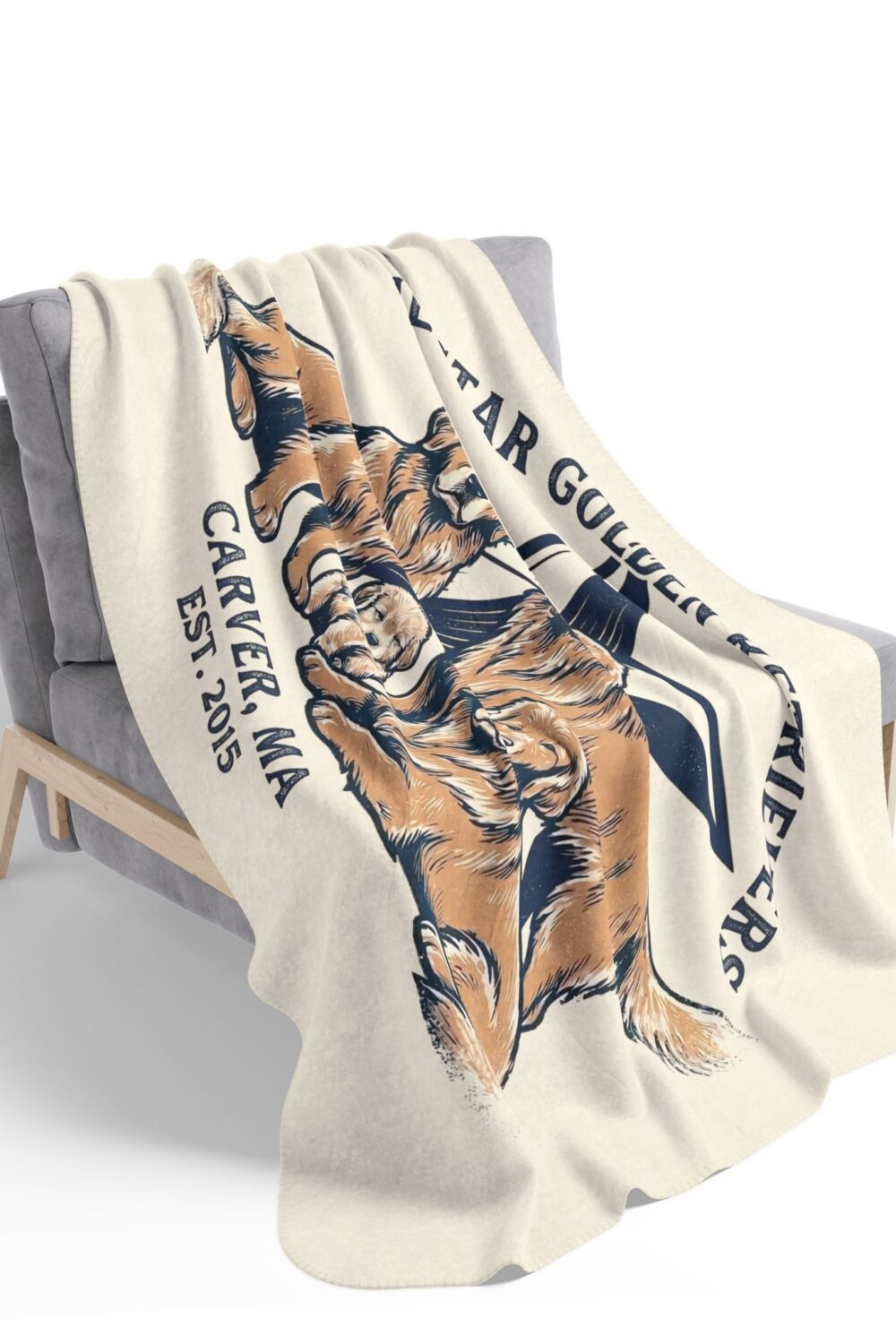 Blue Star Cozy Fleece Sherpa Blanket