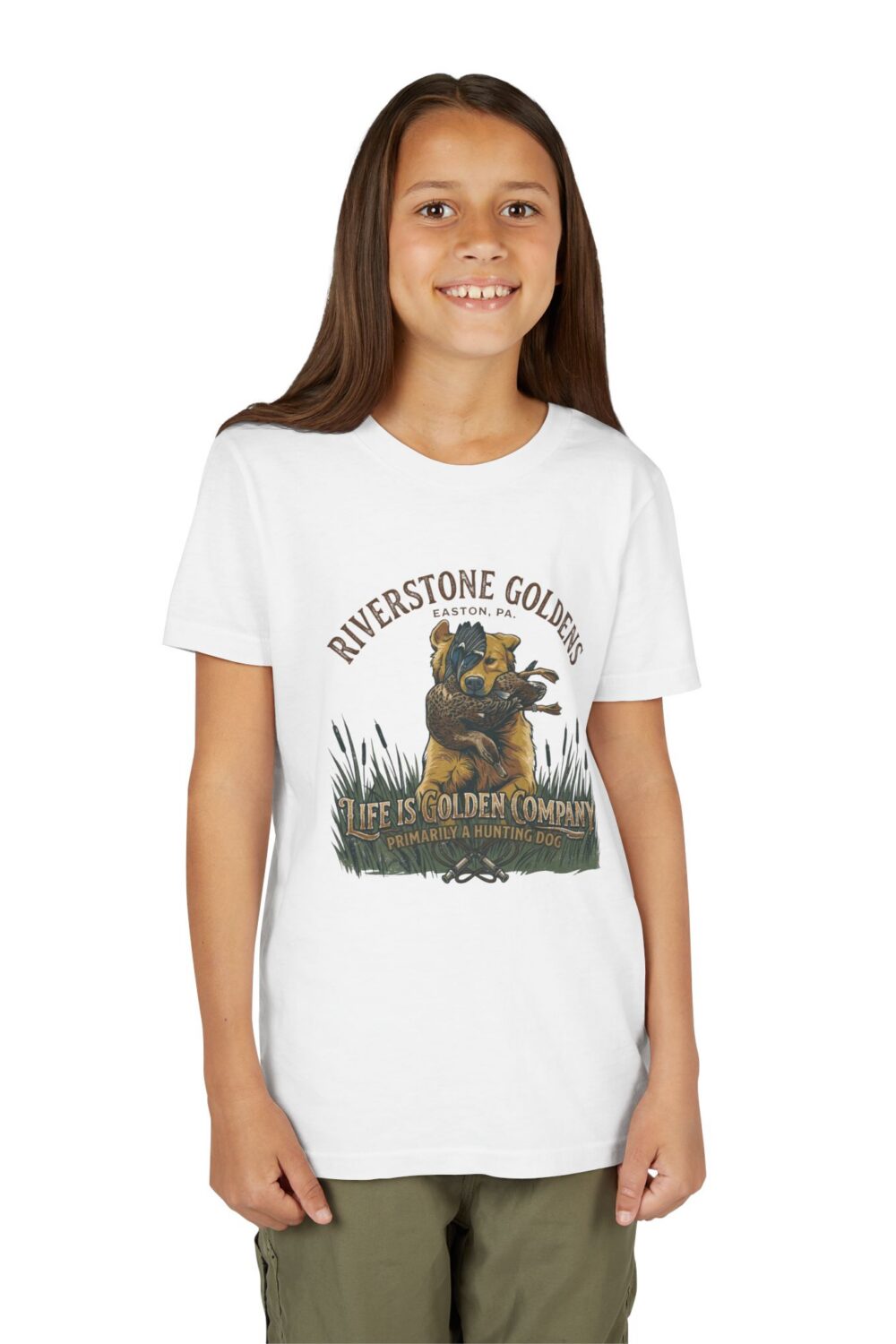 Riverstone Goldens Hunting Unisex Youth Tee