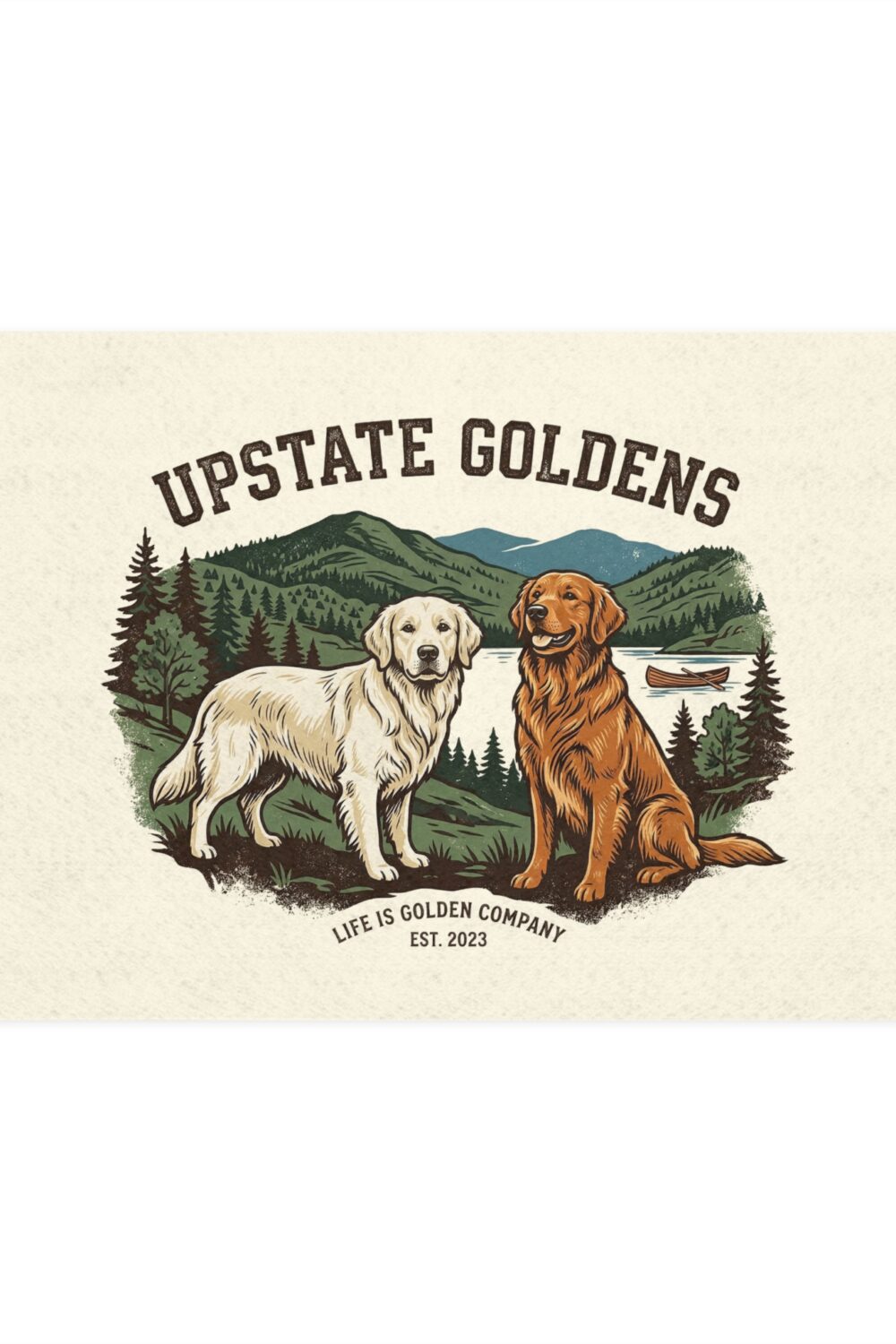 Upstate Goldens Pet Food Mat (12x18)