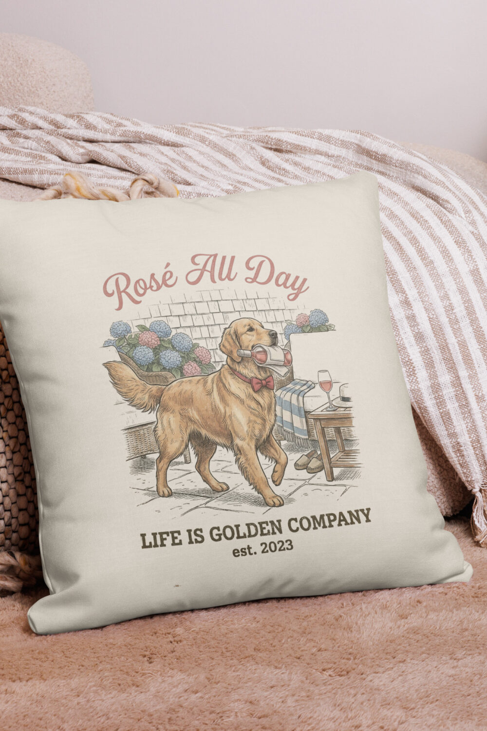 Rosé All Day Mother's Day Limited Edition Pillow