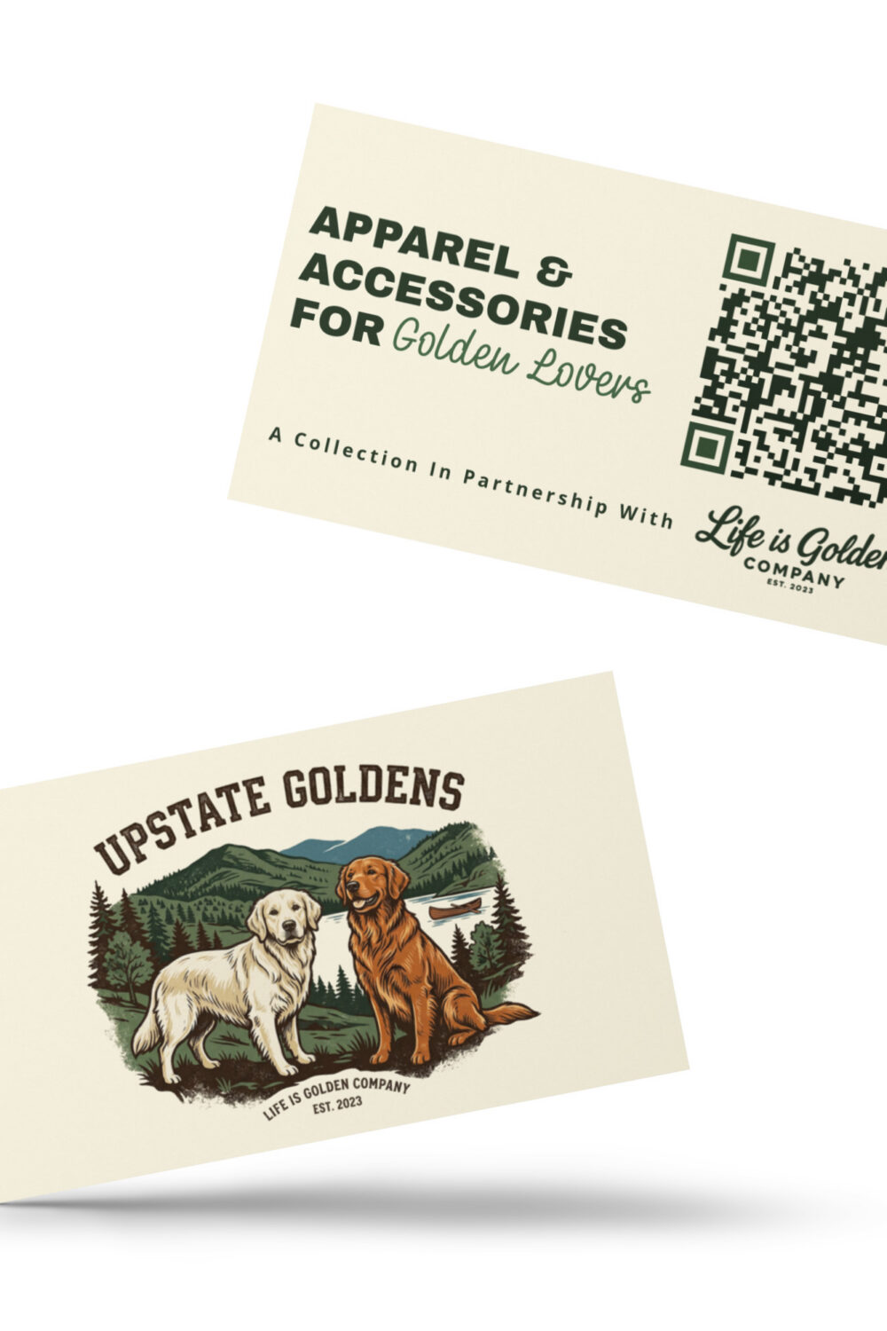 Upstate Goldens z Referral Cards