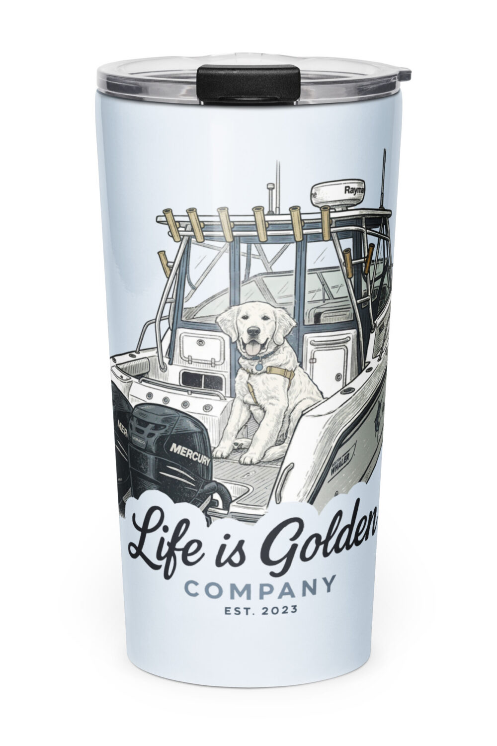 Boat Life Tapered stainless steel tumbler