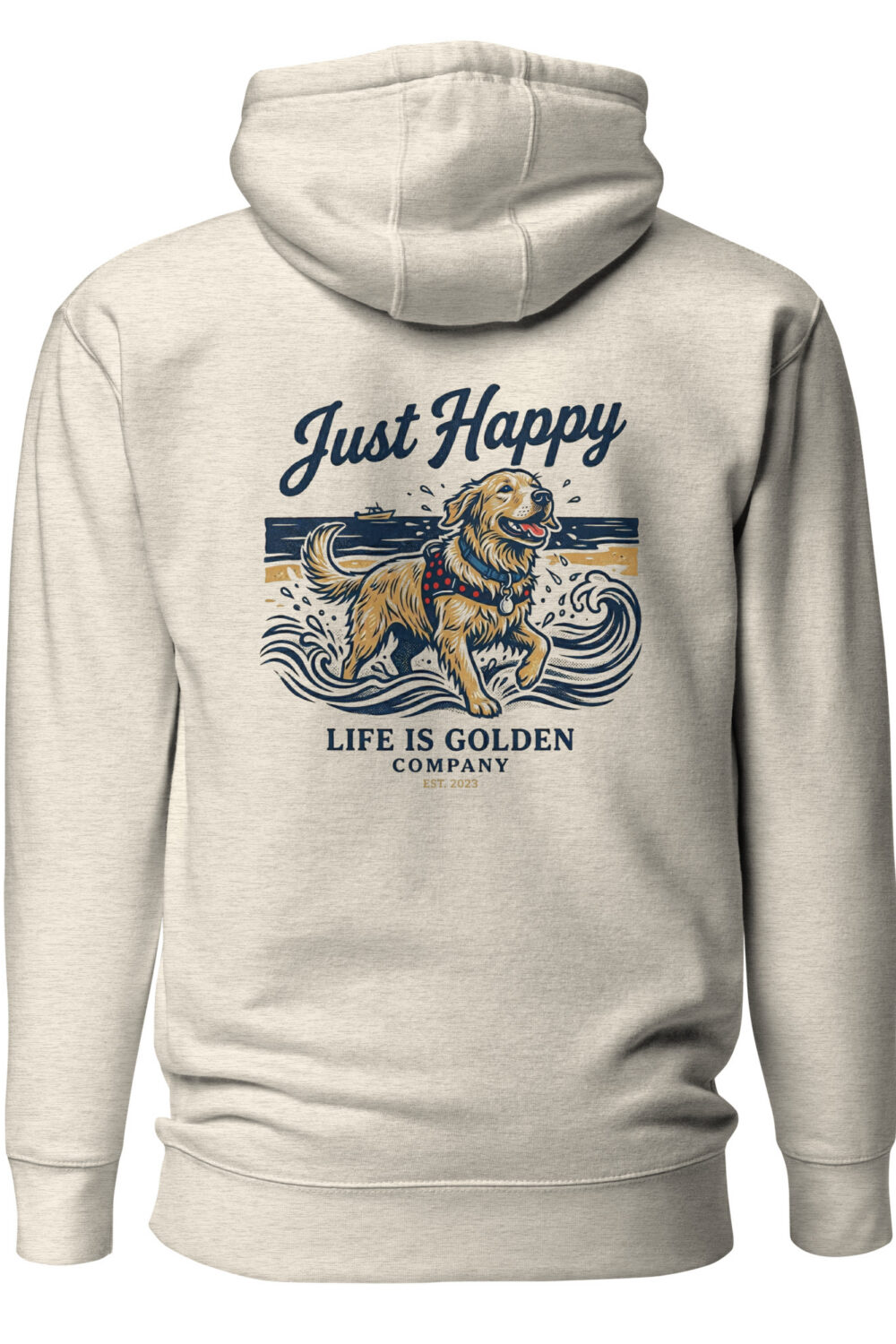 Just Happy Unisex Hoodie