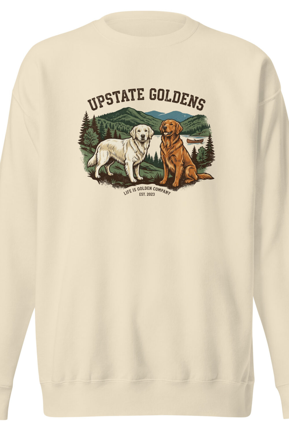 Upstate Goldens Unisex Crew Neck Sweatshirt