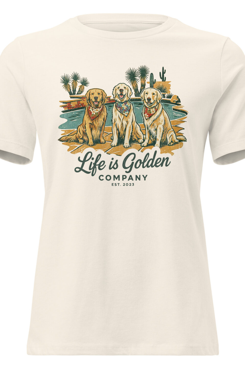 Magnum PI Pups Women's Relaxed Tee